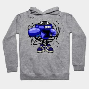 Muay Thai boxing Graffiti Street Art Hoodie